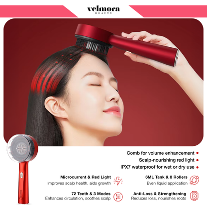 Velmora Beauty™ HairZen – Smart Scalp Massager